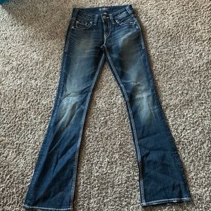 Silver Suki Surplus Boot cut jean W24/L34 nwot
